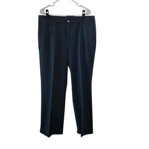 Plus Size*****Polo by‎ Ralph Lauren Black Straight Leg Pants